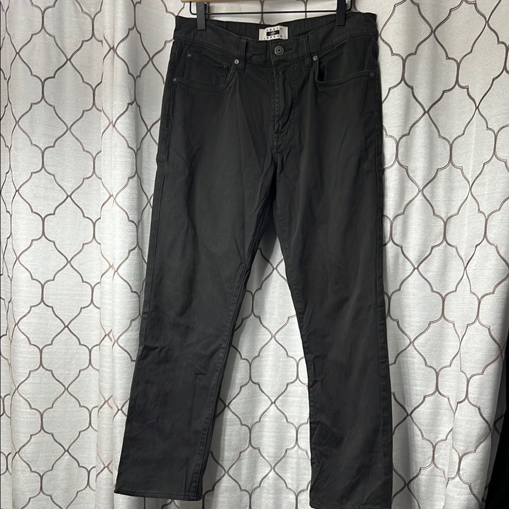 Joseph Abboud Dark Gray Straight Leg Jeans for Men